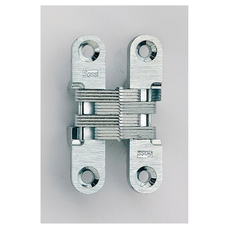 Soss Cabinet Style Invisible Hinge, 3/4 in-1 in Door Thickness, US26D 204CUS26D